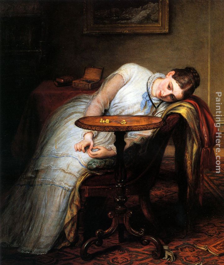 Hope Deferred, And Hopes And Fears That Kindle Hope painting - Charles West Cope Hope Deferred, And Hopes And Fears That Kindle Hope art painting